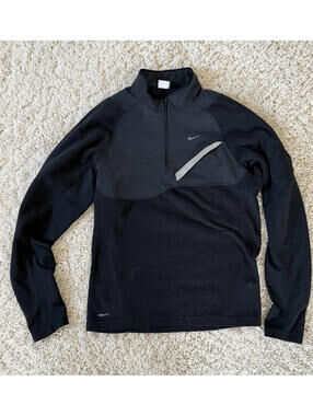 Nike Therma-FIT Half-Zip Pullover — Men's Medium | Fleece